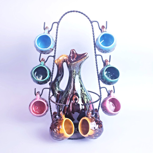 Set liquore stile vallauris - set,