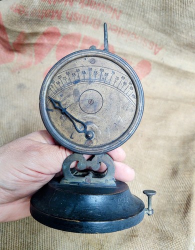 Rare antique postal - postal, scale