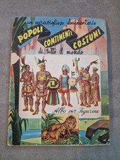 Album popoli continenti costumi BEA 1950 mancante di 127 figurine
