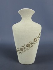 Vaso ceramica fiori dipinti e
