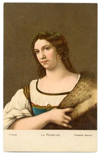 Raffaello fornarina dipinto - la,