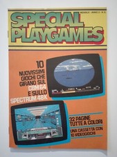 SPECIAL PLAYGAMES - ANNO 2 NUMERO 9 - SOLO RIVISTA - CBM64 E ZX SPECTRUM OTTIMA+