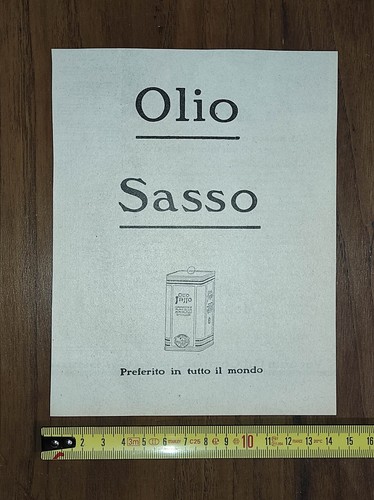 Antica pubblicità 1923 olio - 1923,