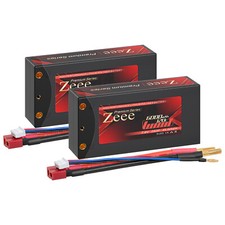 2x Zeee 2S 7.6V Lipo batteria