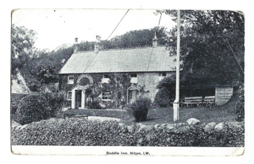 Printed postcard the buddle - the,