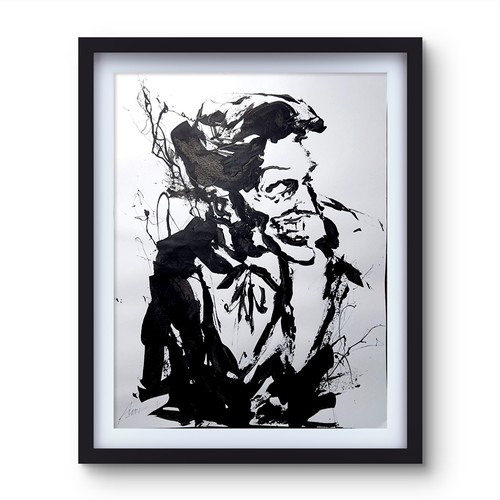 Aleph originale arte astratta - aleph,