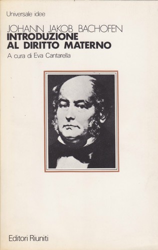 Bachofen introduzione al - j.j.,
