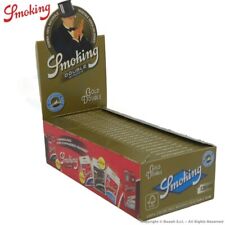 Cartine SMOKING Oro Corte Oro Doppia Regolare Doppia Scatola da 25 Libretti