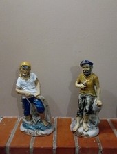 Set Marinai Porcellana/Ceramica Capodimonte Made In Italy Vintage