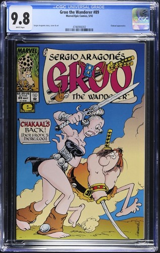 Groo the wanderer cgc 9 - groo, 9.8