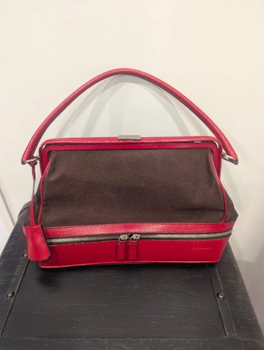 Prada vintage red brown - prada,