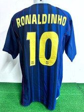 MAGLIA BARCELONA RONALDINHO MATCH WORN ISSUE SHIRT JERSEY CAMISETA COA 2004/2005