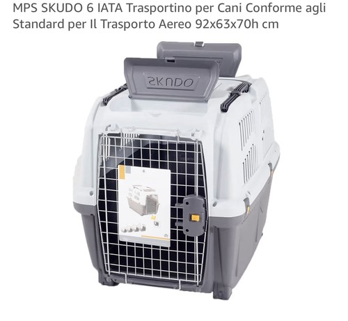 Trasportino cane skudo iata - cane,
