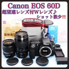 Fotocamera reflex digitale Canon EOS 60D con obiettivi 18-55mm e 100-300mm...