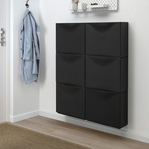 Scarpiera ikea trones nera - scarpiera,