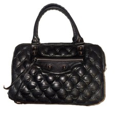 Borsa da città BALENCIAGA in pelle nera W32 H22 D17 con soffietto