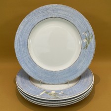 Wedgwood Sarah's Garden Snowdrop - Set di 5 piatti da portata da 10,75"