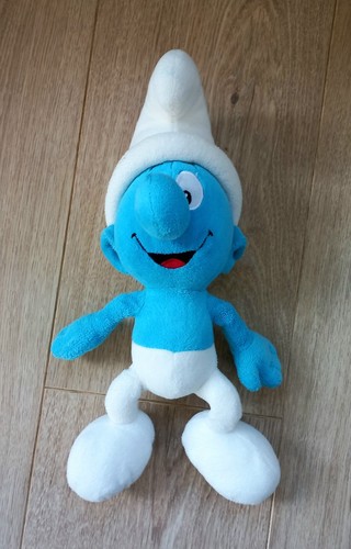 Puffi peluche blu - puffi,