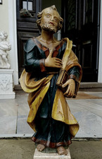 San Pietro con Bibbia legno