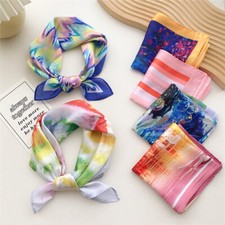 Foulard Carré En Satin Pour