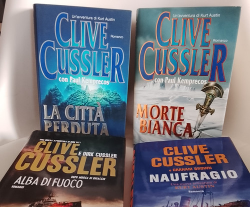 Lotto libri clive cussler - 4,
