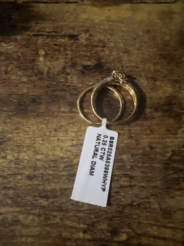 Anello placcato oro con