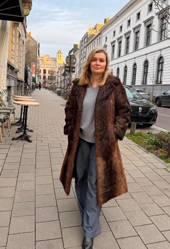 Cappotto lungo donna vera