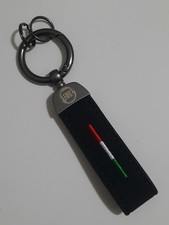 Portachiavi Fiat Tessuto Nero - Regalo Passione Auto Estetica