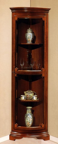 Vetrina angoliera legno - vetrina,