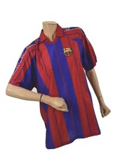 Calcio Maglia BARCELLONA BARCA FCB ROGERS Kappa Vintage anni'90 LIGA Tg XL-38P