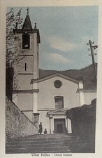 Cartolina Villar Pellice Torino Chiesa Valdese Non viaggiata