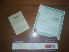 Rolex Vulcain Longines garanzie lotto scontrino vintage raro
