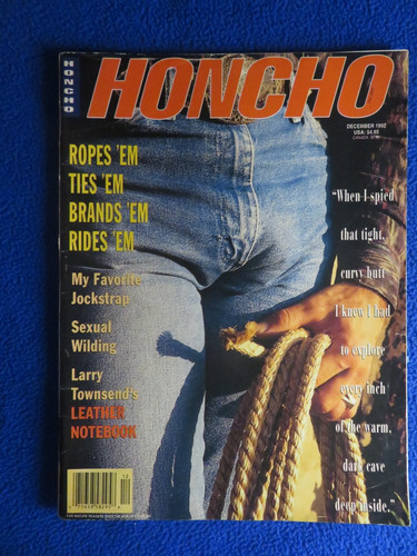 Honcho gay themed magazine - honcho,
