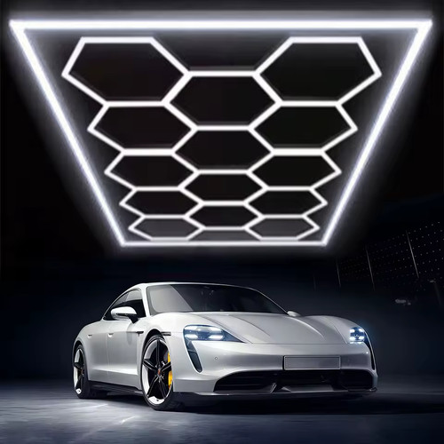 Hexagon led garage ceiling - led,