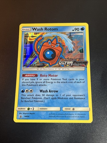 Staff stamped wash - wash, rotom