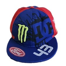 Cappello berretto MONSTER ENERGY Ken Block 43 Ford DC Pirelli taglia 7. 5 Festività Natalizie 