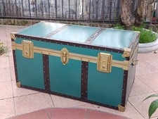 Baule Vintage Verde e Oro Anni