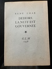 René CHAR. Dehors La Nuits