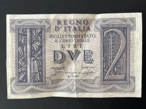 Italia 1939 banconota - italia,
