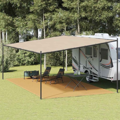 Tappeto tenda colore sabbia