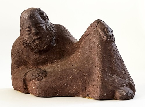Statua maschile metà secolo - statua,