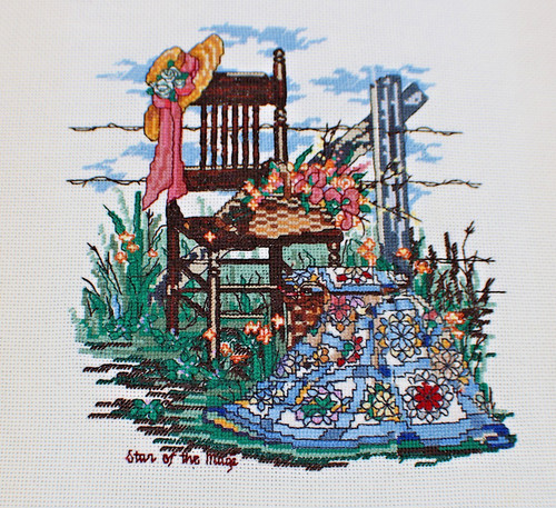 Sedia scena giardino punto