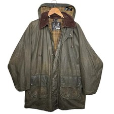 Belstaff Britton giacca cerata vintage verde uomo grande anni 80 cerata country