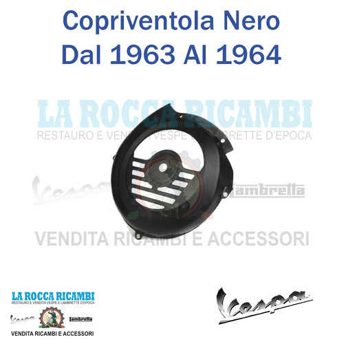 Copriventola nero vespa - copriventola, 50