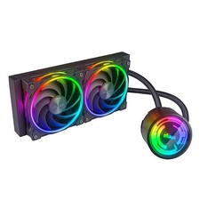 Akasa Soho 240 Dusk Edition 240Mm Argb Liquid Cpu Cooler Rgb Controller Doppia Ruota