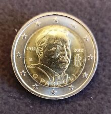 Moneta Italia 2 Euro 2012 Giovanni Pascoli SPL+ Poco Circolata Commemorativa