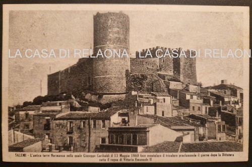 Cartolina salemi antica - salemi, l'antica