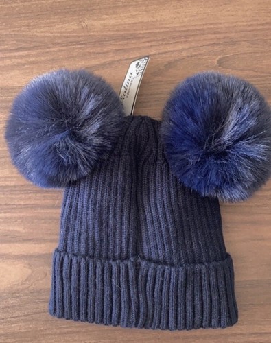 Cappellino bimbo blu - blu, con