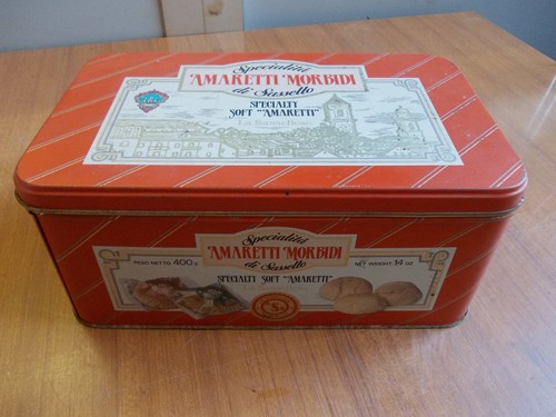 Scatola latta amaretti - latta,