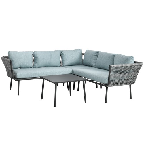 Outsunny set esterno - esterno, 4pz
